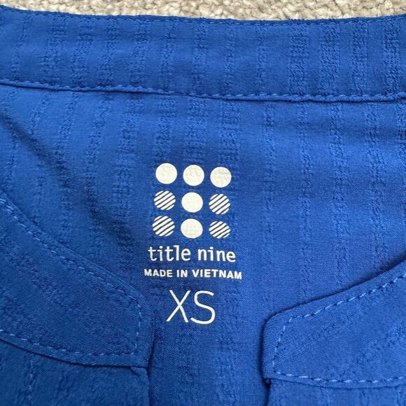 Title Nine Nimblene Athletic Shift Dress Womens XS Royal Blue Sleeveless NWOT - Picture 8 of 16